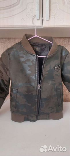 Кожаная куртка для мальчика