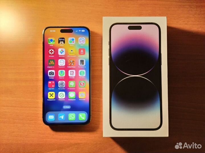 iPhone 14 Pro Max 256 фиолетовый sim+e-sim