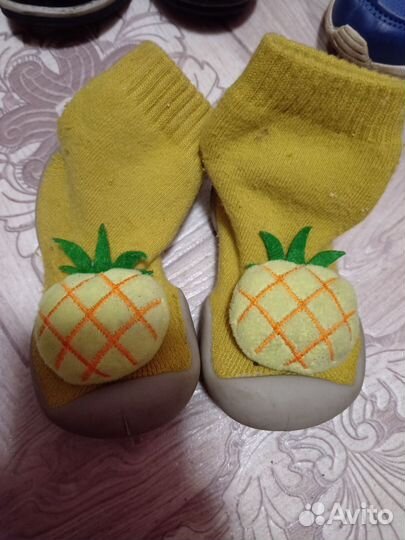 Носочки с подошвой