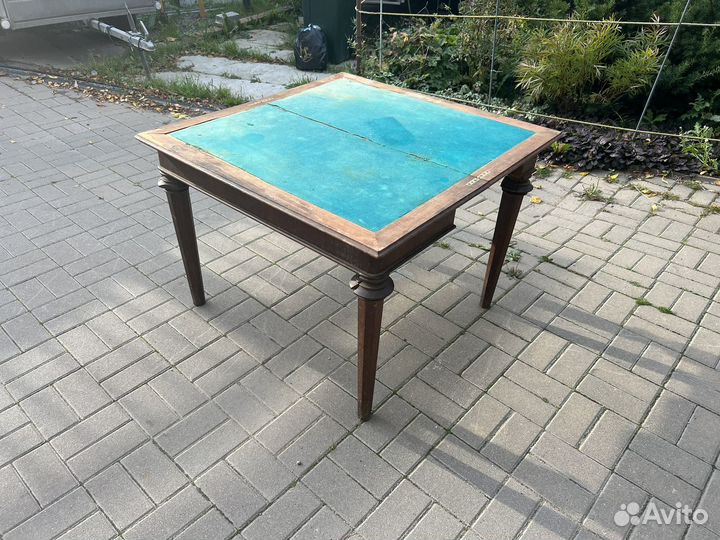 Старинный стол ломберный