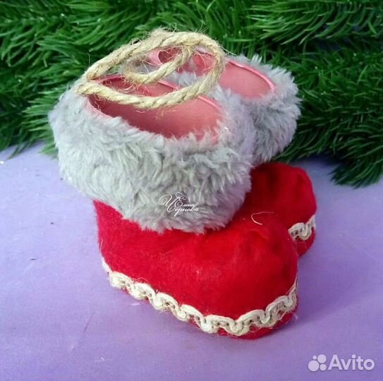 Конфетница сапожки