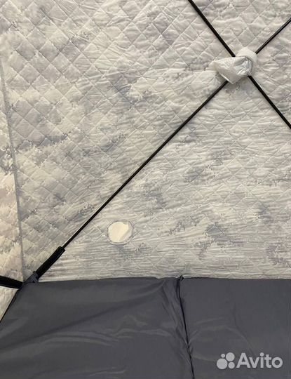 Зимняя Палатка Куб с теплым полом+фонарь