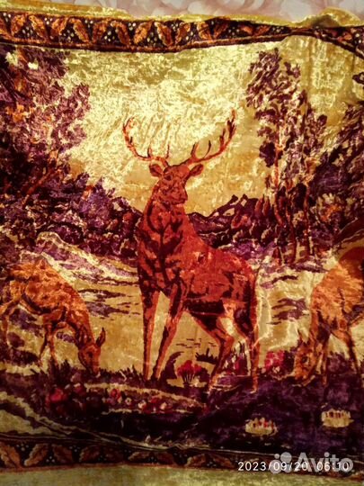 Покрывало плюшевое СССР