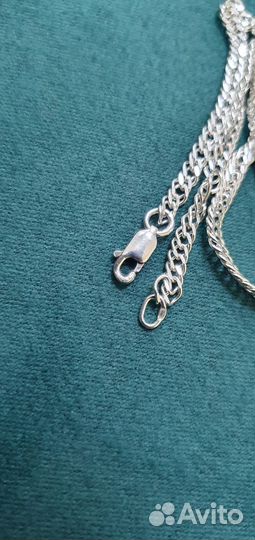 Мужская серебряная цепь