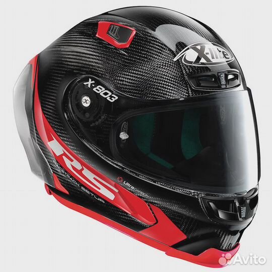 X-Lite X-803 RS U.C. Hot Lap Black-red