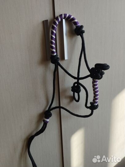 Комплект: веревочный недоуздок+чомбур