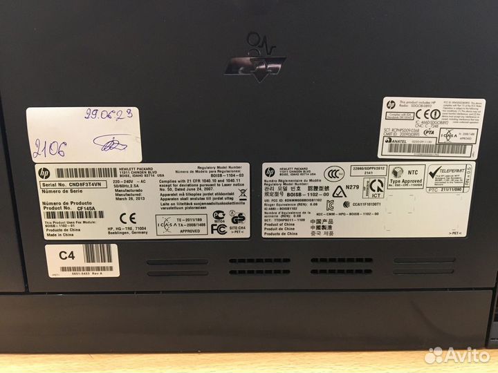 Лазерное цветное мфу HP M276nw. Новый картридж