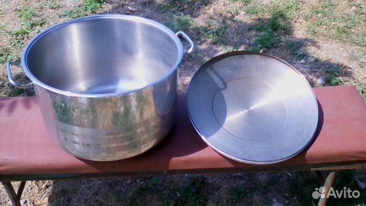 Кастрюля из нержавейки Korkmaz 45л