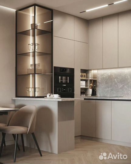 Кухня встраиваемая из модулей с доставкой