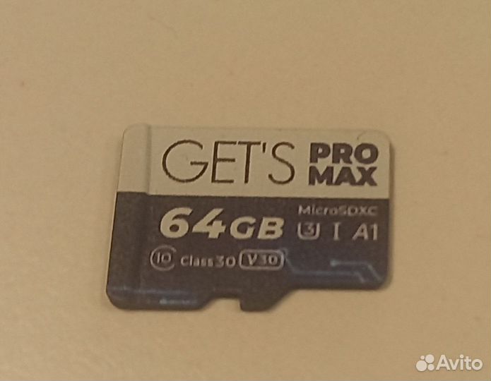 Карта памяти MicroSD 64GB GET'S