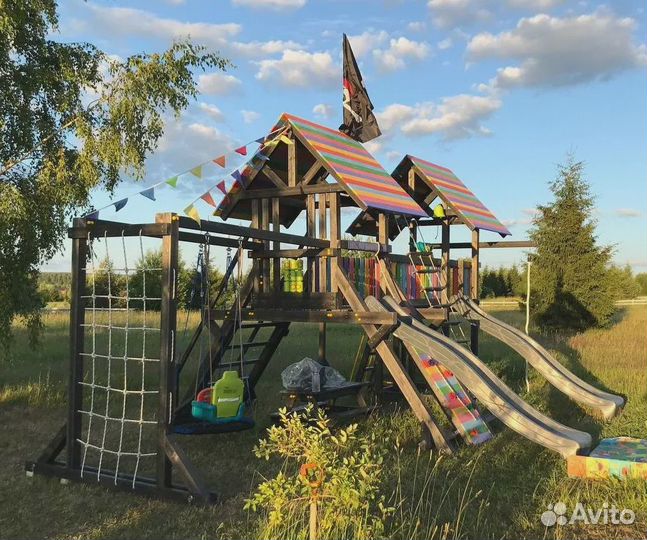 Детская площадка Савушка 1 (Black Edition)