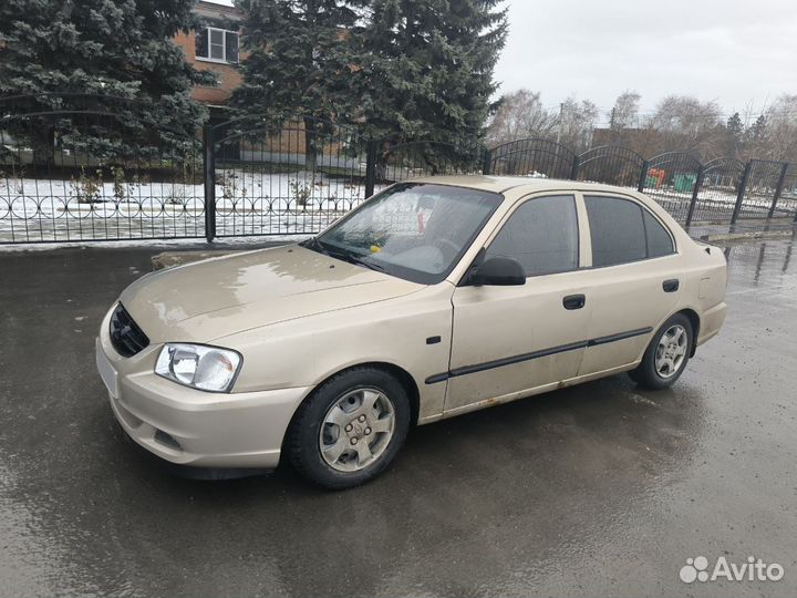 Hyundai Accent 1.5 МТ, 2004, 156 000 км