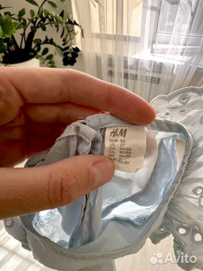 Летний костюм для девочки H&M размер 92