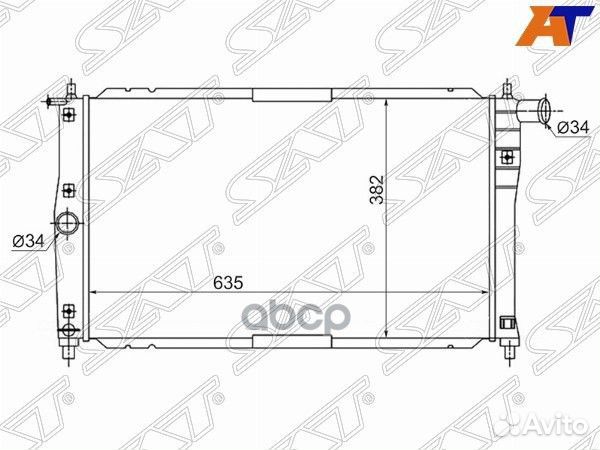 Радиатор Chevrolet Lanos 05-09 / Daewoo Lanos