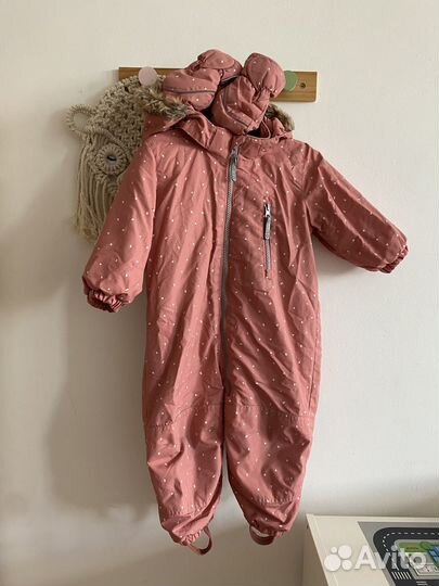 Комбинезон и варежки 80 hm