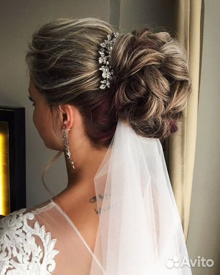 Макияж и прическа с выездом, маникюр, брови