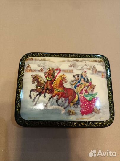 Шкатулка деревянная СССР