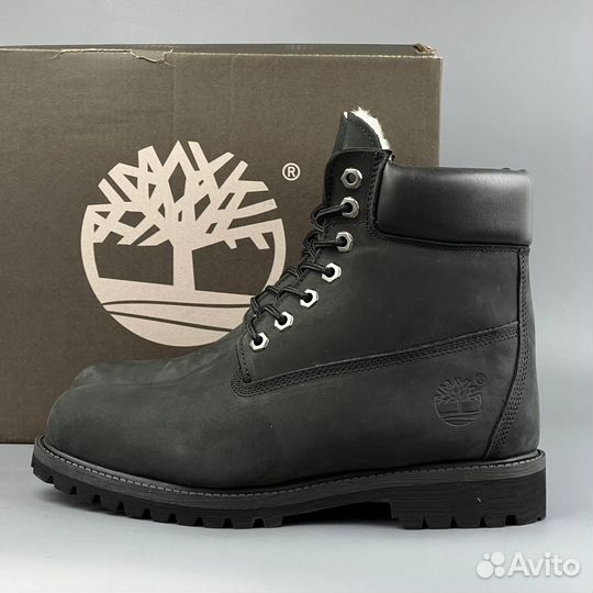 Ботинки Timberland Чёрный с мехом