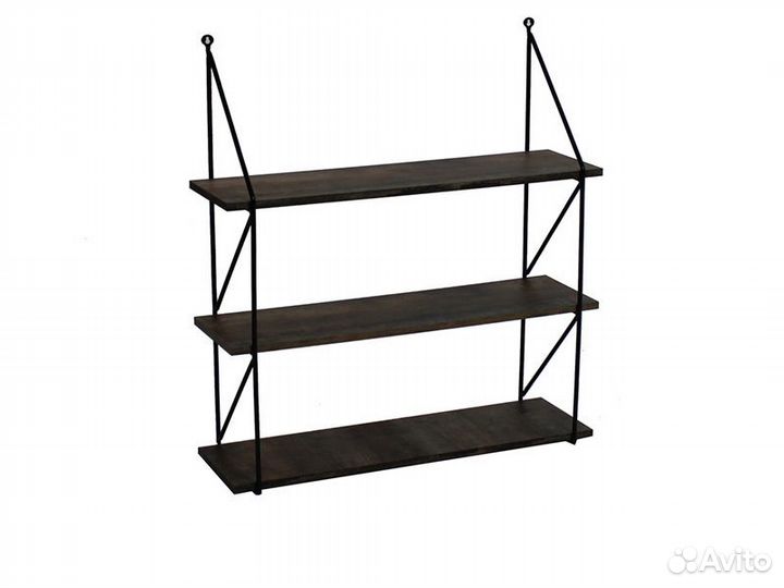 Полка настенная №1 трёхъярусная, лдсп, 950*900*220