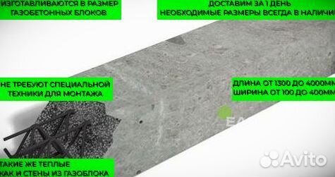 Перемычи ппбу усиленные