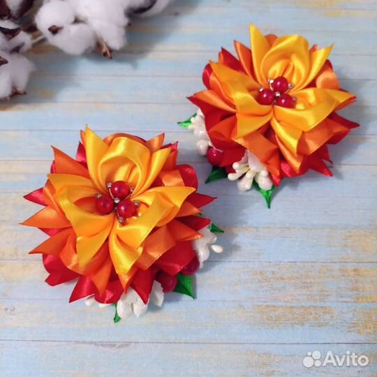 Резиночки для волос. Бантики