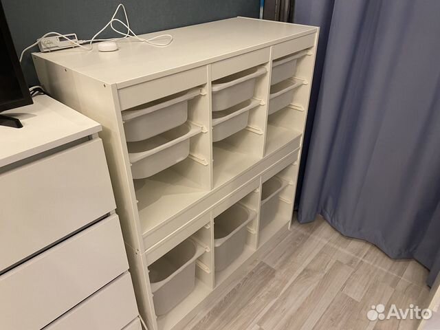 Стеллаж IKEA (Икеа) белый купить в Санкт-Петербурге | Товары для дома и ...