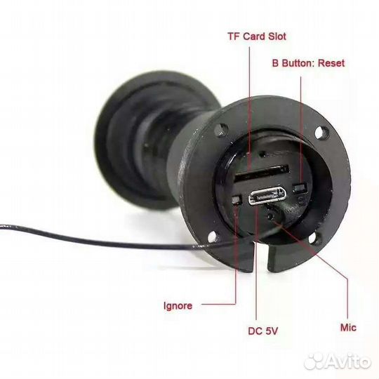 Камера видеоглазок для двери IP WiFi 2Mp 2,1мм