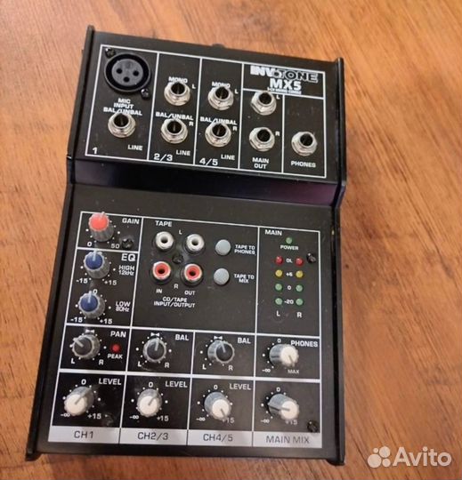Микшерный пульт invotone mx5