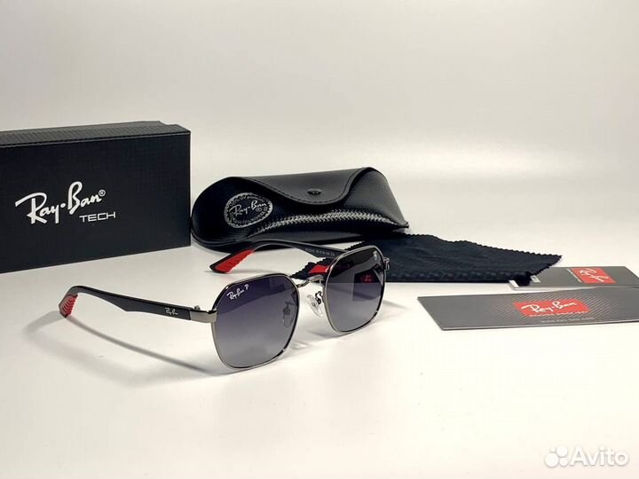 Очки Ray Ban ferrari черные