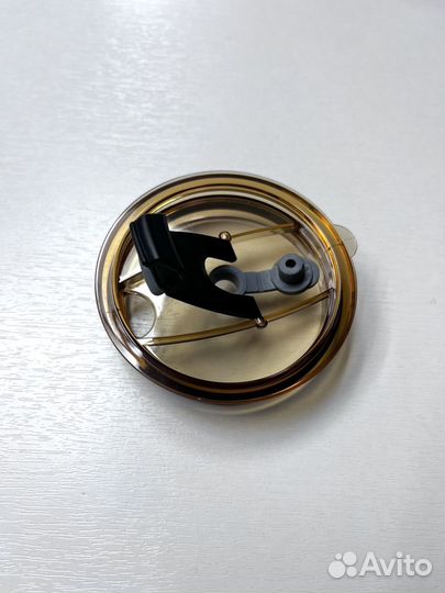 Новый Стеклянный стакан с трубочкой и крышкой