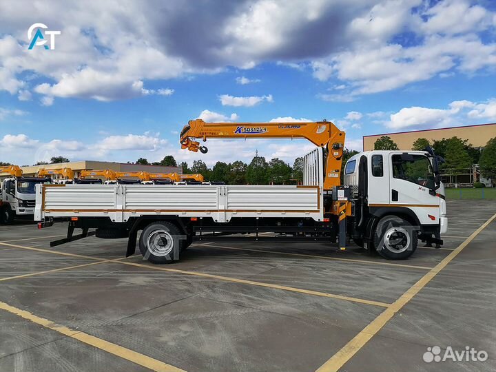 Бортовой грузовик Dayun CGC1120D с КМУ XCMG, 2024