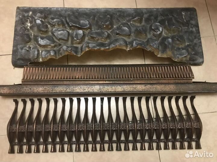 Камин электро ретро,лепной декор, барельеф,Атлант