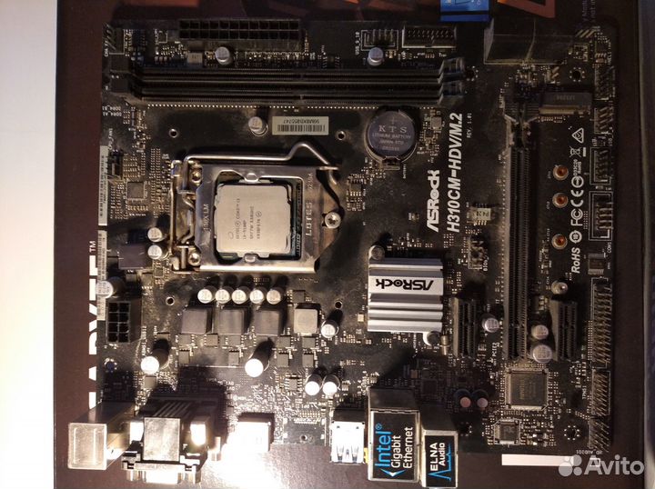 I3 9100f + ASRock H310CM-HDV