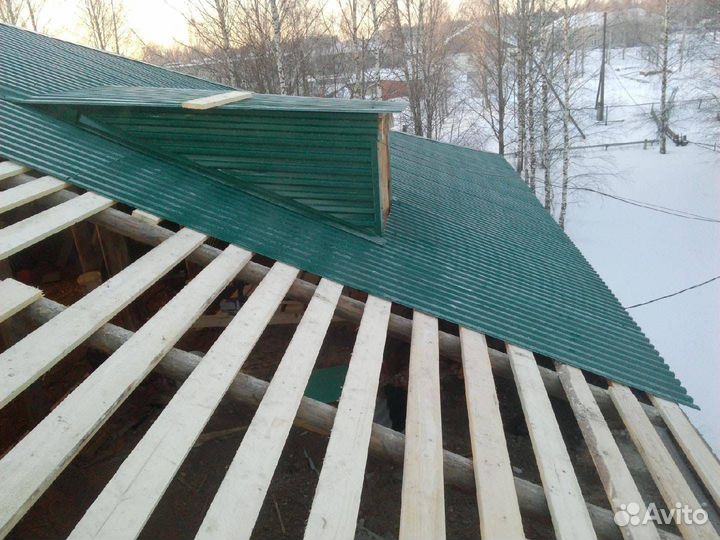 Крыша кровельные работы