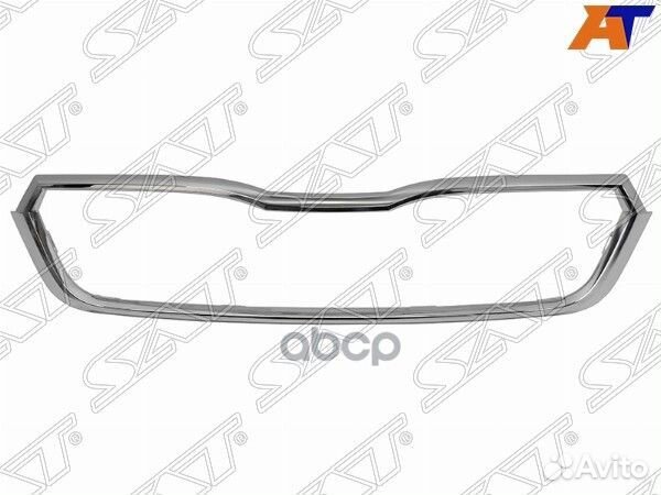 Молдинг решетки skoda rapid 20- хром SAT ST7800