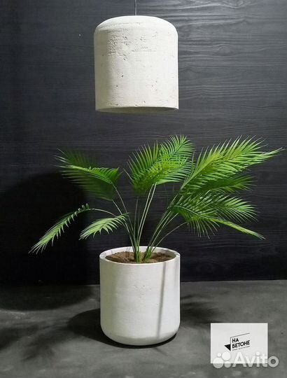 Люстра из бетона