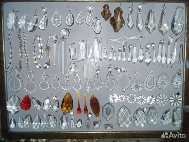 Хрустальные подвески от чежских люстр