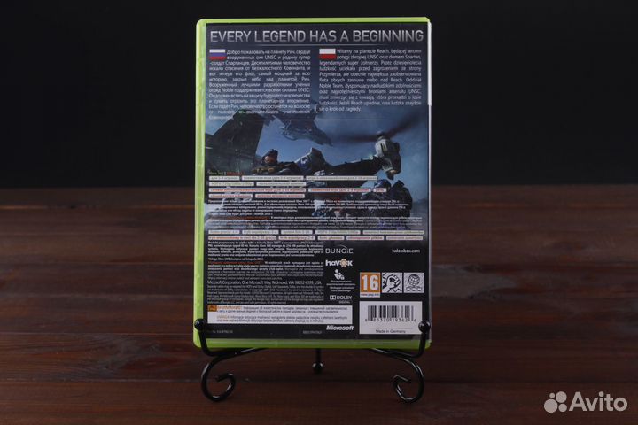 Xbox 360 Halo Reach Лицензия