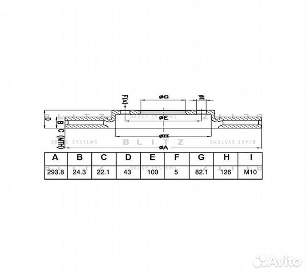 Диск тормозной
