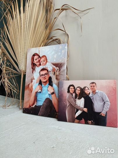 Печать по фото на холсте, печать картин
