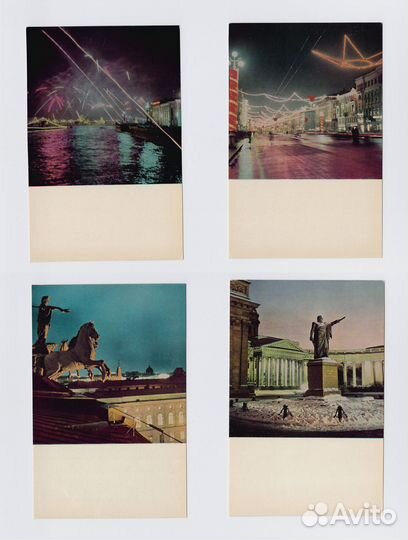 Открытки СССР набор Левша 1967 Тюрин чистые полный