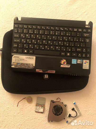 Разборка нетбука MSI