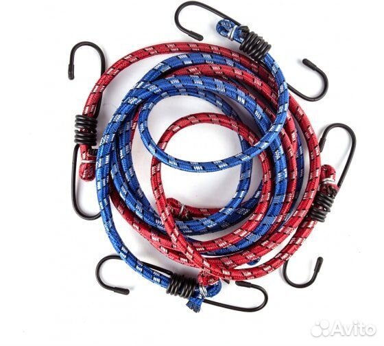 Резинки для крепления багажа 4шт D8мм*80см