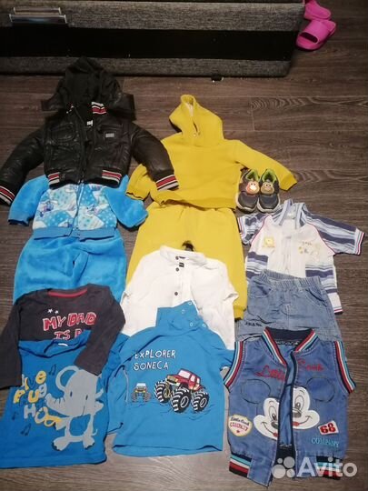 Поло вещи пакетом на мальчика 80-86