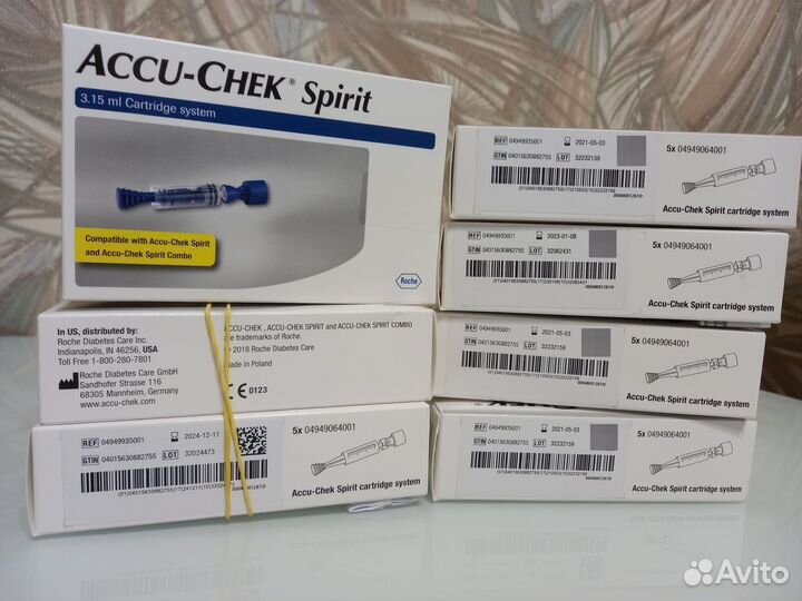 Картриджи для инсулиновой помпы акку-чек