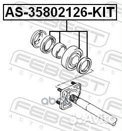 Подшипник ступичный Febest AS35802126KIT