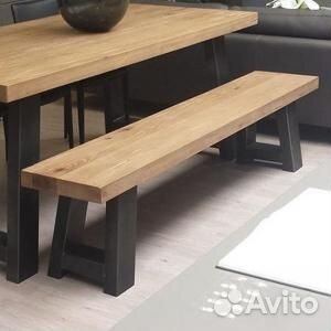 Скамья в стиле лофт