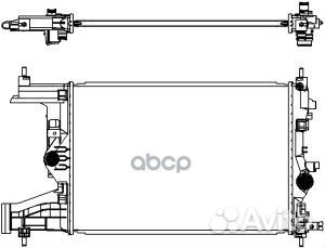 Радиатор системы охлаждения opel astra 1.6 2010