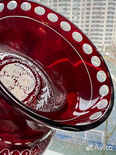 Ваза Эгерманн Egermann Хрусталь