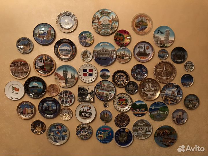 Коллекция настенных тарелок